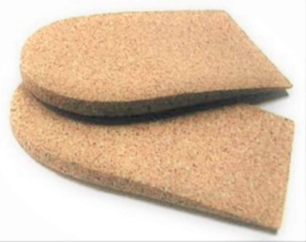 1/8" (3 mm) Heel Lift, Rubber Cork, Medium (2 1/2" Wide) 1 Pair