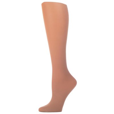 Celeste Stein Therapeutic Graduated Compression Socks, Nude, 8-15 mmHg Queen Plus Calf