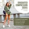 Celeste Stein Therapeutic Graduated Compression Socks, Nude, 8-15 mmHg Queen Plus Calf view 2