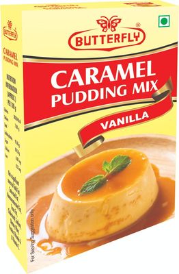 Butterfly Instant Caramel Pudding Mix, 100g (Vanilla)