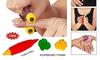 ACi Acupressure Finger Care Manual Massager Sujok Rings Power Balls-Power Thumbs-Reflexology Chart For Hand/Feet, Assorted view 3