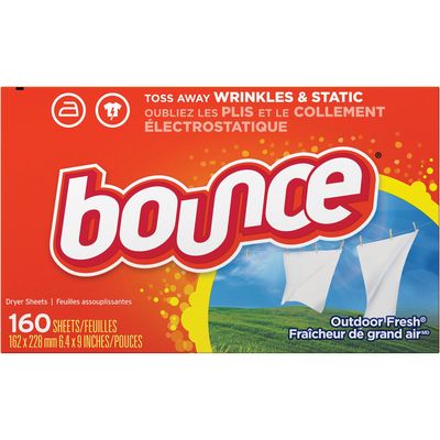 Bounce Outdoor Fresh Dryer Sheets, 160 Sheets