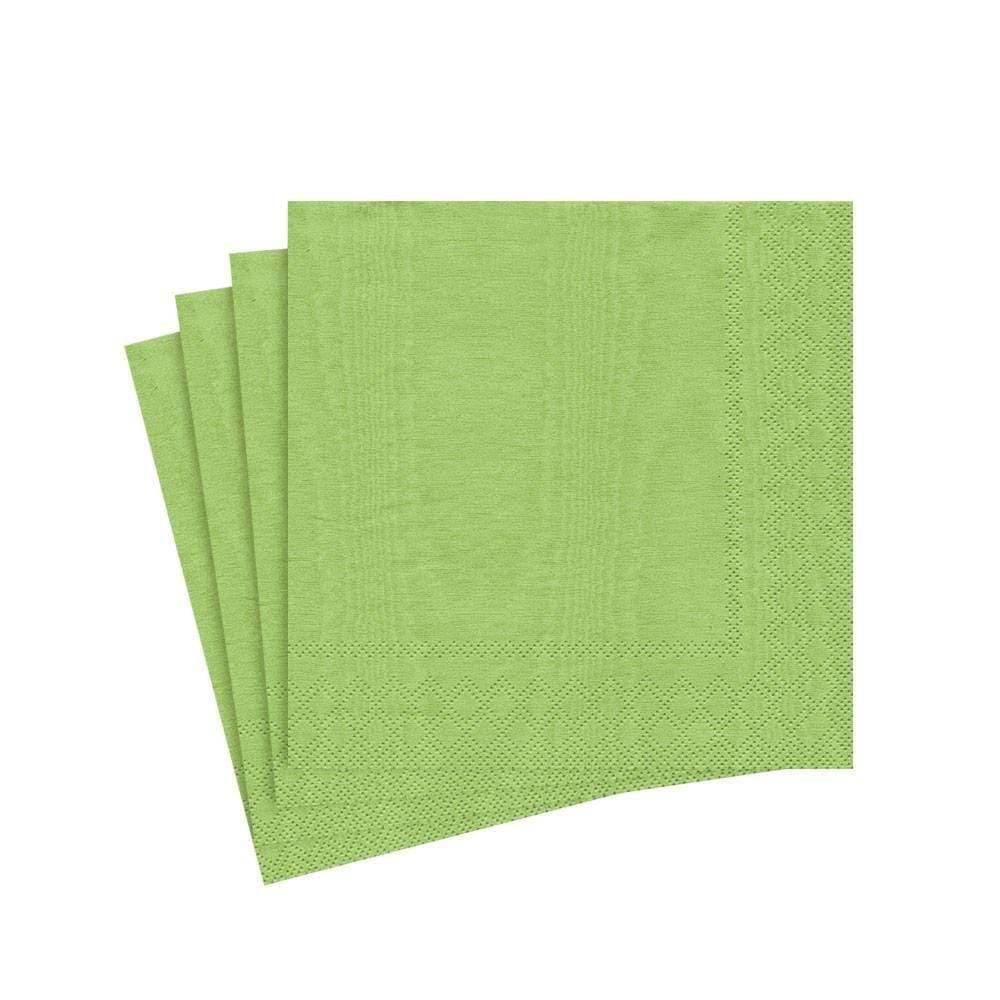 Entertaining with Caspari Moire Cocktail Napkins (20 Pack), Lime