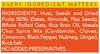 thenibblebox Masala Chai Latte Fruit and Nut Breakfast Granola Bar, 40g [50% dry fruits, gluten free, vegan friendly, zero grams added sugar, no artificial flavours] (Pack of 8) view 3