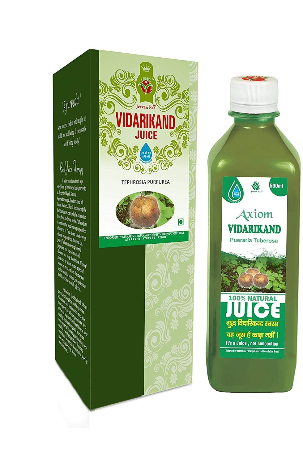 Jeevanras Vidarikand Juice - 500ml | Lactation Supplement for Breastfeeding Mothers | Helps Increase Breast Milk Supply | Enriched with Vidarikand Herb