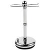 Deluxe Chrome STRAIGHT Razor and Shave Brush Stand *** JUST INTRODUCED FOR 2016 FROM PARKER SAFETY RAZOR view 1