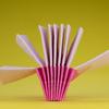 Renova Pocket Tissues - Fucsia , 3 Ply , Double Faced , Feminine And Fresh Rose Scented , First Time In INDIA. view 2