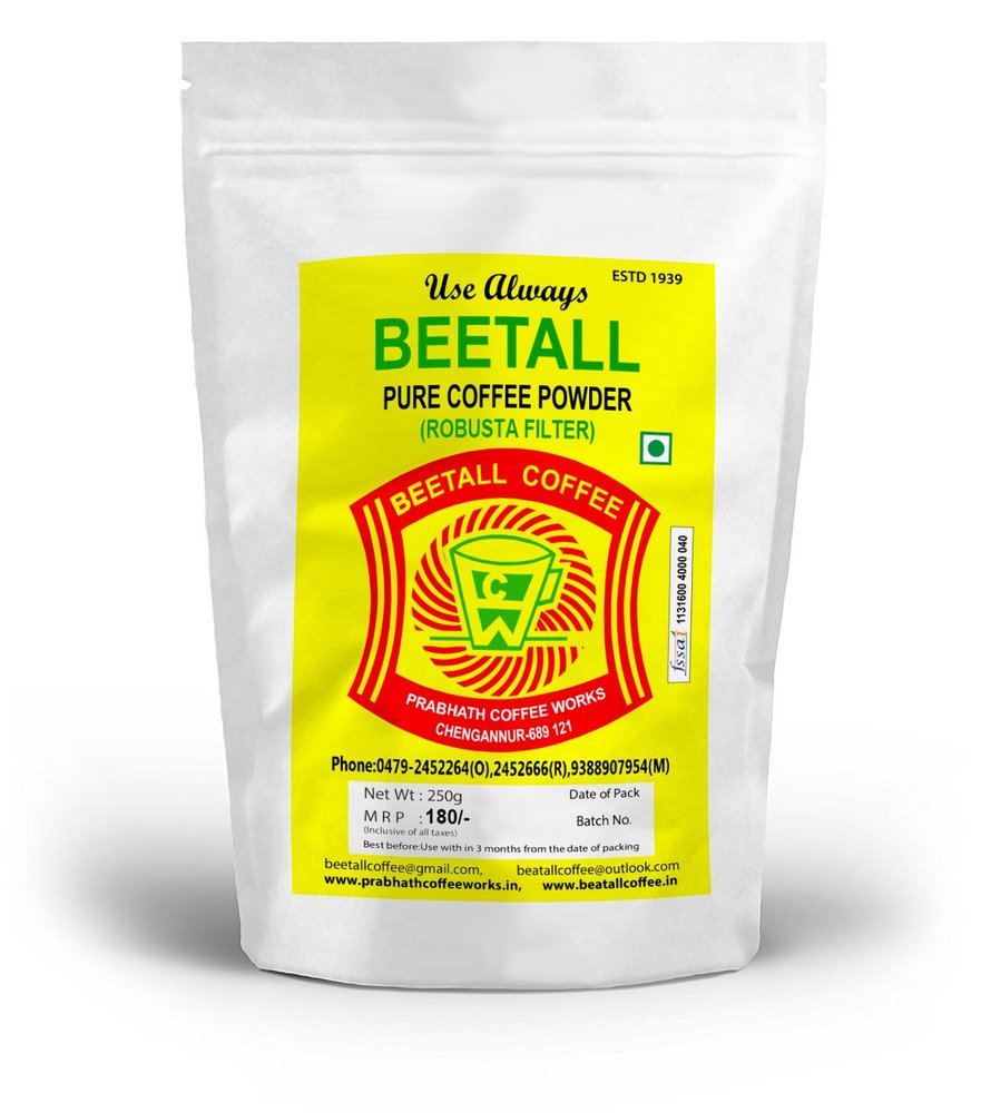 Beatall Coffee Powder Robusta Cherry Filter Coffee Powder - 500 gm