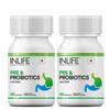 INLIFE Prebiotic and Probiotic Supplement for Gut Health | Lactobacillus Bacteria for Digestive Health Immunity Booster | Probiotics for Women Men - 60 Capsules (Pack of 2, 120) view 1