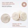VALNEO 6 Dryer Balls - Made of Natural Sheep Wool for Laundry Tumble Dryers - Natural and Reusable Fabric Softener Ball view 2