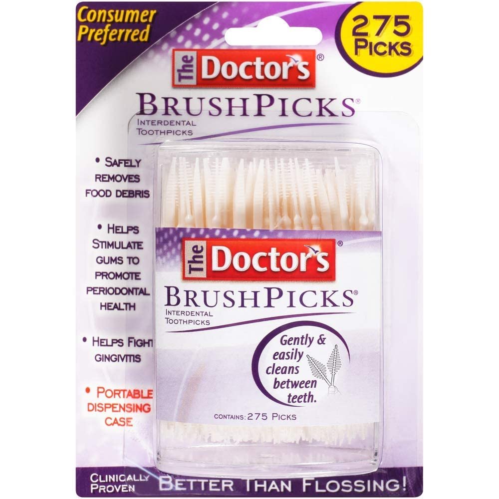 Better Than Flossingthe Doctor's Brushpicks 275 Each - 3 Pack = 825 Brushpicks