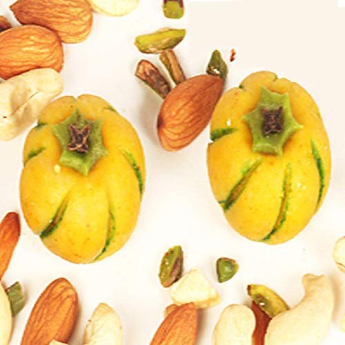 Ghasitaram Gifts Sugar Free Sweets - Yellow Melons 400 GMS|Sugar Free Sweets|Diabetic Friendly|Diwali Sugar Free Sweets Box
