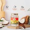 A TATA Product - Organic India Virgin Coconut Oil 500ml, Certified Organic, Lab Tested on 600+ Parameters, Cold Pressed, Extracted from Organically Grown Coconuts, Multipurpose Coconut Oil view 2