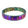 Aarogyam Energy Jewellery Metal Stainless Steel Bio Magnetic Bracelet For Unisex Adult & Unisex Child (Black) view 1