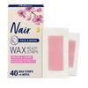 Nair Wax Ready-Strips for Face and Bikini, 40 Count by Nair, women view 1