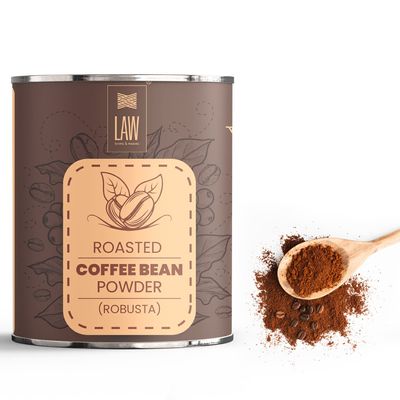 looms & weaves - Freshly Ground Robusta Coffee Beans (Organically Grown, Single Origin, Farm Direct produce, Medium Dark Roast & Fine Powder) (Filter Coffee Powder)- 250 gm