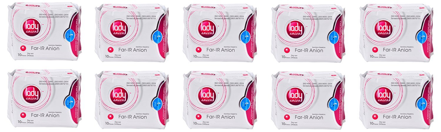 Lady anion Day use Pad- Pack of 10 Piece