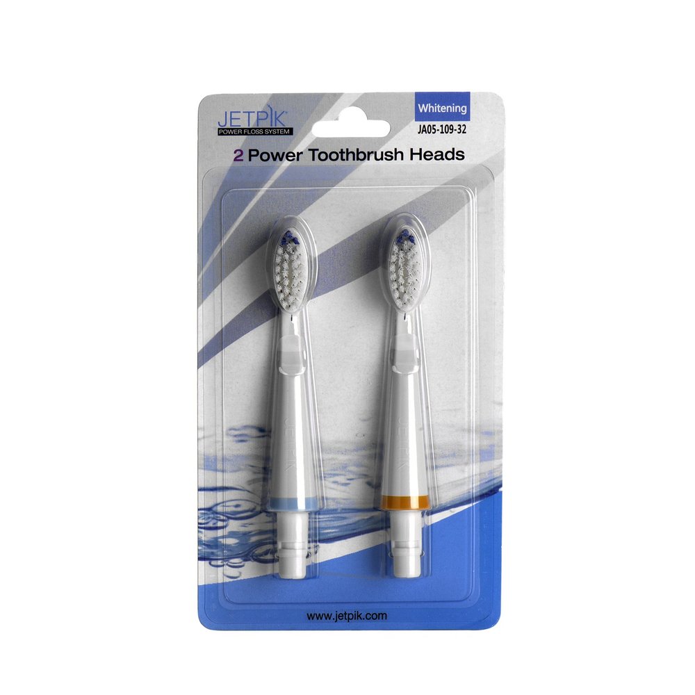 JETPIK Whitening Sonic Toothbrush Tip, 2-pack