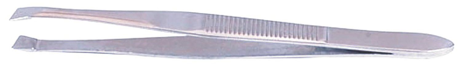 Babila Slat Tip Tweezer, Silver