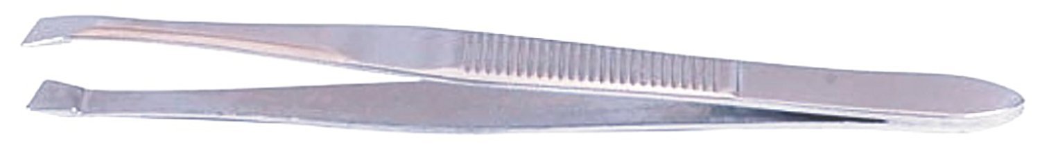 Babila Slat Tip Tweezer, Silver
