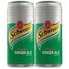 Coca-Cola Schweppes Ginger Ale Can 300Ml (Pack Of 2) view 1