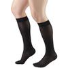 Black , 3X-Large : Truform Women's 15-20 mmHg Sheer Knee High Compression Stockings, Black, 3X-Large view 3