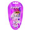BIC ST3WP41 Soleil Twilight Womens Disposable Razor, 3 Blades, Pink/Purple (Pack of 4) view 1