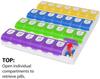Ezy Dose Weekly (7-day) Easy Fill Medtime Pill Planner (XL) view 4