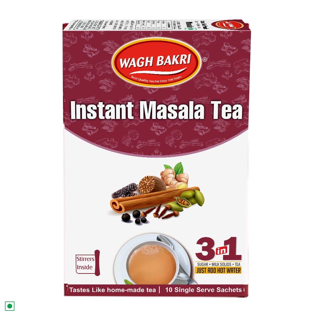 Wagh Bakri Masala Instant Tea Premix,140 Grams