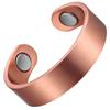 EARTH THERAPY Mens Copper Ring - Magnetic Therapy Finger - 2 Arthritis Magnets view 1