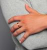 EARTH THERAPY Mens Copper Ring - Magnetic Therapy Finger - 2 Arthritis Magnets view 3