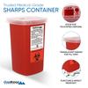 1 Quart size | Oakridge Products Sharps and Needle Container | Perfect for personal or professional use. | Integrated needle unwinder | FDA approved | Used by HOSPITALS | Diabetic pet needles | 8900sa view 4