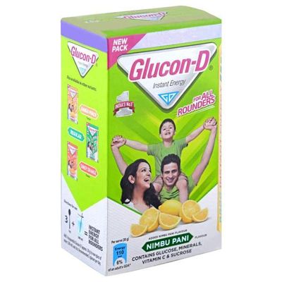 Glucon-D Drink Mix - Nimbu Pani, 1kg Box