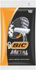 Bic Metal Quality Disposable Men's Shaving Razors, Best Single Blade, 10-count view 1