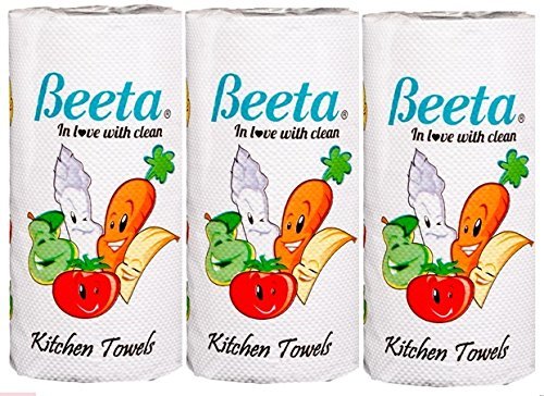 Amit Marketing Beeta Kitchen Roll 4ply Pack Of 3pc