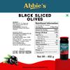 Abbie's Black Sliced Olive 450g Pack Of 1, Product of Spain view 4