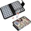 14-Day Pill & Vitamin Organizer Booklet 2 Weeks AM/PM 4 Doses A Day Travel Case view 1