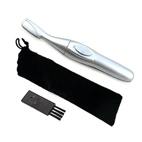 Bi Feather Electronic Eyebrow Trimmer & Shaper ,Silver- KL002