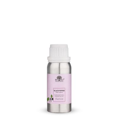 Devinez Black Pepper Essential Oil, 100% Pure, Natural & Undiluted, 100ml in Anodized Aluminum Bottle