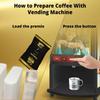 Cafe DESIRE I DRINK SUCCESS Cappuccino Coffee Premix|1 Kg|Makes 80 Cups|3 In 1|Milk Not Required|For Manual Use - Just Add Hot Water|Suitable For All Vending Machines|Vanilla Flavoured|Powder|Packet view 4