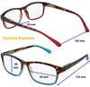 Reading Glasses 3 Pair Great Value Stylish Readers Fashion Men and Women Glasses for Reading +3 view 3