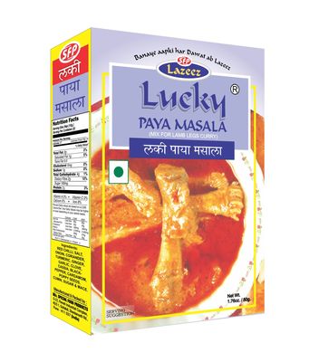 Lucky Paya Masala  Premium Spice Mix for Mutton & Lamb Paya | Slow-Cooked Flavor | Ideal for Bone Broth Dishes | Rich Taste, Deep Aroma |Easy to cook| 50g.x3 [Pack of 3]