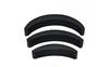 Out of Box Hair Donut Medium Size Princess Puff Velcro Insert Black Bumpits with Topsy Tail Maker & 50 Wax Strips with Heavy Duty Wooden Knife view 3