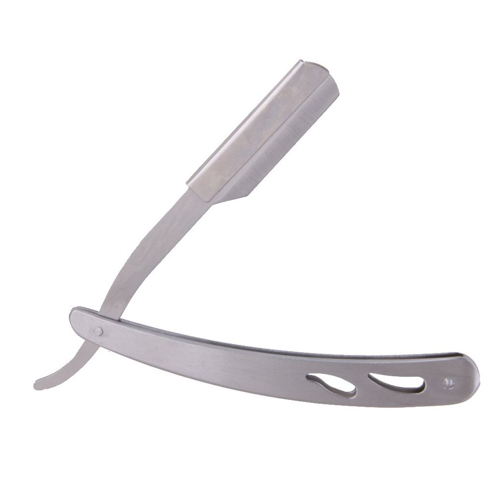 Generic Stainless Steel Straight Barber Folding Hair Salon Razor