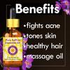 Deve Herbes Saffron Essential Oil (Crocus sativus) Pure | Non-Sticky | Non-greasy | Lightweight | Men & Women | All Skin Types | Steam Distilled 5ml view 2