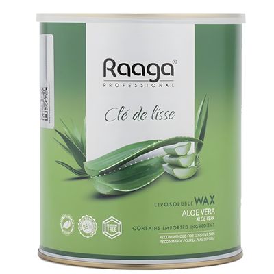 RAAGA Professional Aloe Vera Liposoluble Wax For Body, 800 ml