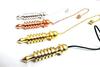 4 Isis Pendulum 6 Ring Plate Brass Copper Gold Silver Plated Healing Dowsing A++ Metal view 2