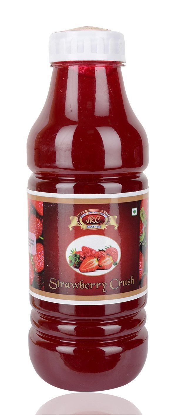 JRC Strawberry Crush - 1L | High Fruit | For Fruit Mocktail | Cocktail | Milk Shake| Falooda | Baking