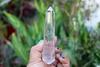 Jet Brazilian Crystal Quartz Faceted Massage WandCrystal Therapy 3.5 inch approx. Pure Divine Healing Spiritual Crystal Therapy view 3