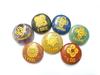 Jet I FEEL I SEE Chakra Stone Set - Natural Jet Agate Round Crystals for Chakra Balancing, Meditation, Healing, and Spiritual Wellness view 1